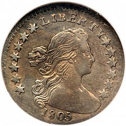 nickel 1805 Large Obverse coin