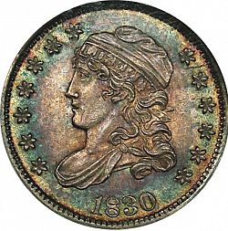 nickel 1830 Large Obverse coin