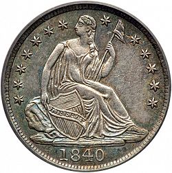 nickel 1840 Large Obverse coin