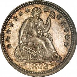 nickel 1853 Large Obverse coin