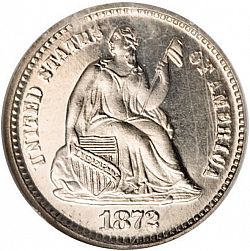 nickel 1872 Large Obverse coin