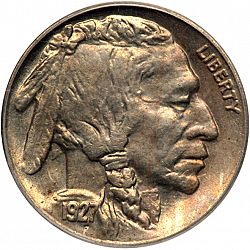 nickel 1927 Large Obverse coin