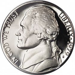 nickel 1979 Large Obverse coin