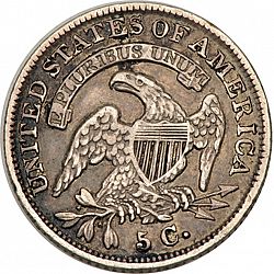 nickel 1835 Large Reverse coin