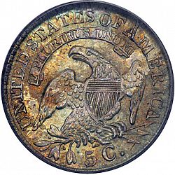 nickel 1836 Large Reverse coin