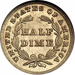 nickel 1837 Large Reverse coin