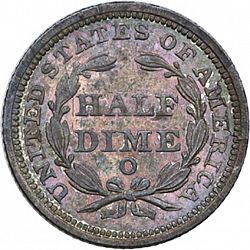 nickel 1844 Large Reverse coin