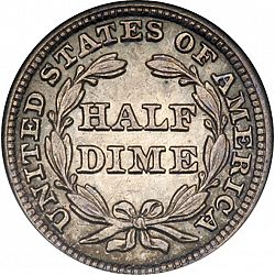 nickel 1846 Large Reverse coin