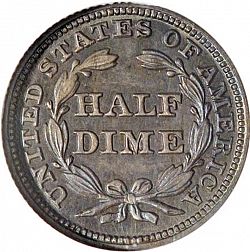 nickel 1850 Large Reverse coin