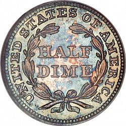 nickel 1853 Large Reverse coin