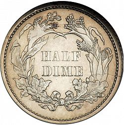 nickel 1864 Large Reverse coin