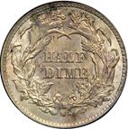 nickel 1869 Large Reverse coin