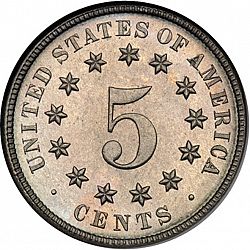 nickel 1878 Large Reverse coin