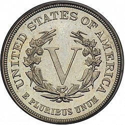 nickel 1883 Large Reverse coin