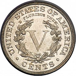 nickel 1884 Large Reverse coin