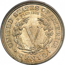 nickel 1896 Large Reverse coin