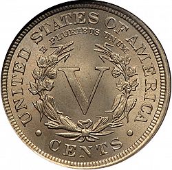 nickel 1899 Large Reverse coin