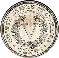 nickel 1906 Large Reverse coin