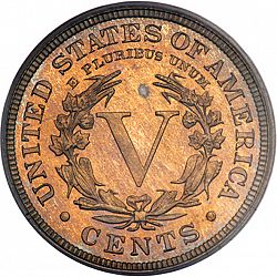 nickel 1912 Large Reverse coin