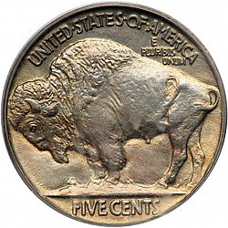 nickel 1916 Large Reverse coin