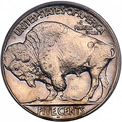 nickel 1917 Large Reverse coin