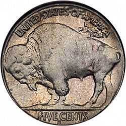 nickel 1928 Large Reverse coin