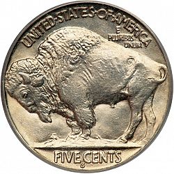 nickel 1936 Large Reverse coin