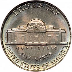 nickel 1950 Large Reverse coin