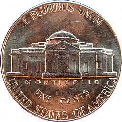 nickel 1976 Large Reverse coin