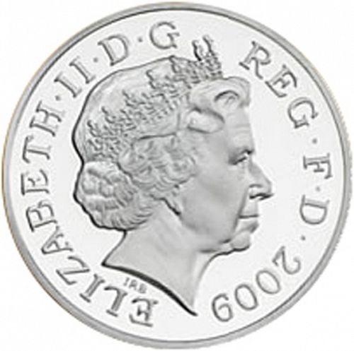 10p Obverse Image minted in UNITED KINGDOM in 2009 (1971-up  -  Elizabeth II - Decimal Coinage)  - The Coin Database