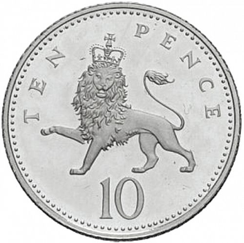 10p Reverse Image minted in UNITED KINGDOM in 1997 (1971-up  -  Elizabeth II - Decimal Coinage)  - The Coin Database