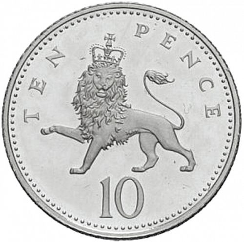10p Reverse Image minted in UNITED KINGDOM in 1998 (1971-up  -  Elizabeth II - Decimal Coinage)  - The Coin Database