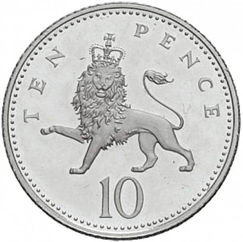 10p Reverse Image minted in UNITED KINGDOM in 2001 (1971-up  -  Elizabeth II - Decimal Coinage)  - The Coin Database