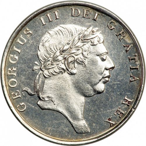 Eighteen Pence Obverse Image minted in UNITED KINGDOM in 1813 (1760-20 - George III)  - The Coin Database