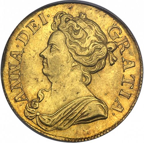 Guinea Obverse Image minted in UNITED KINGDOM in 1712 (1701-14 - Anne)  - The Coin Database