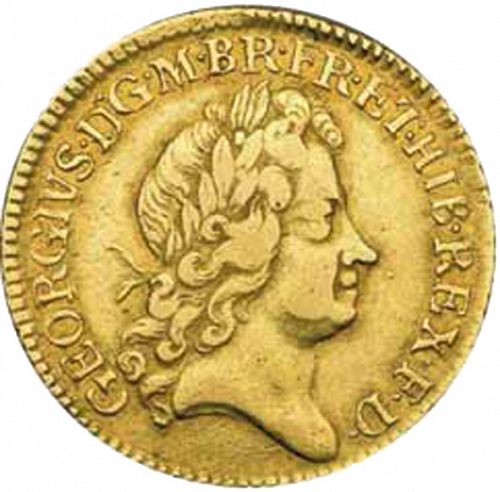 Guinea Obverse Image minted in UNITED KINGDOM in 1724 (1714-27 - George I)  - The Coin Database