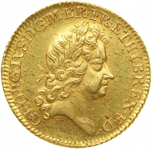 Guinea Obverse Image minted in UNITED KINGDOM in 1725 (1714-27 - George I)  - The Coin Database