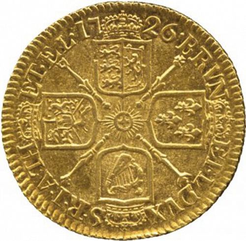 Guinea Obverse Image minted in UNITED KINGDOM in 1726 (1714-27 - George I)  - The Coin Database