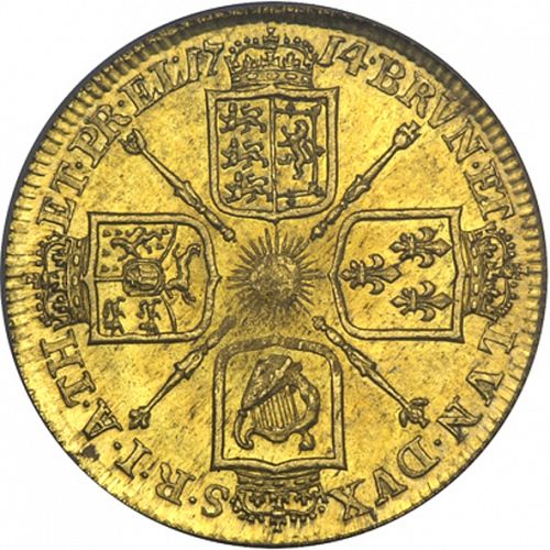 Guinea Reverse Image minted in UNITED KINGDOM in 1714 (1714-27 - George I)  - The Coin Database