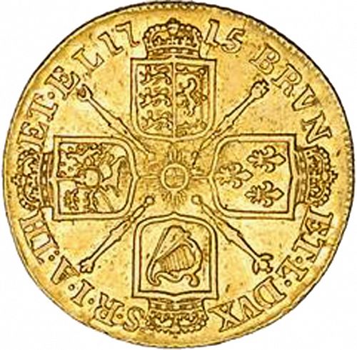 Guinea Reverse Image minted in UNITED KINGDOM in 1715 (1714-27 - George I)  - The Coin Database