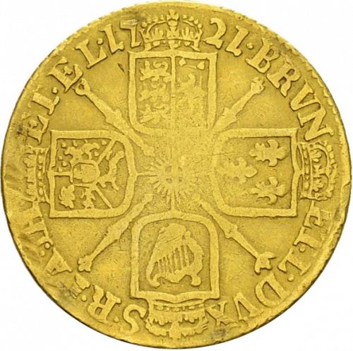 Guinea Reverse Image minted in UNITED KINGDOM in 1721 (1714-27 - George I)  - The Coin Database