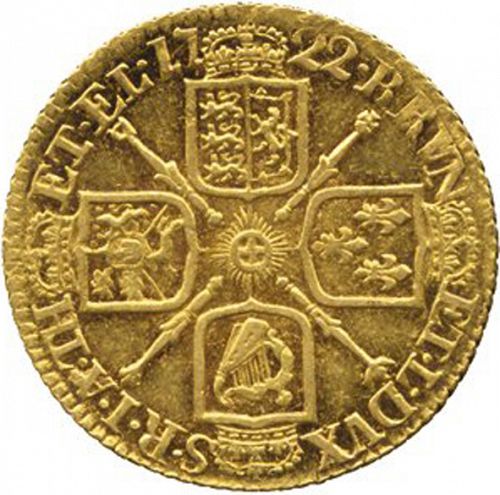 Guinea Reverse Image minted in UNITED KINGDOM in 1722 (1714-27 - George I)  - The Coin Database
