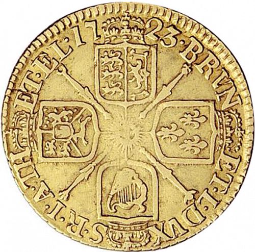 Guinea Reverse Image minted in UNITED KINGDOM in 1723 (1714-27 - George I)  - The Coin Database