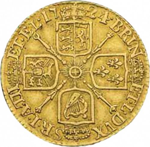 Guinea Reverse Image minted in UNITED KINGDOM in 1724 (1714-27 - George I)  - The Coin Database