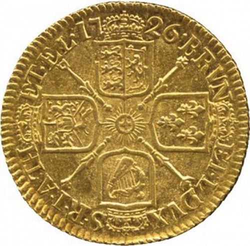 Guinea Reverse Image minted in UNITED KINGDOM in 1726 (1714-27 - George I)  - The Coin Database