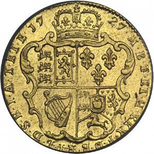 Guinea Reverse Image minted in UNITED KINGDOM in 1727 (1727-60 - George II)  - The Coin Database