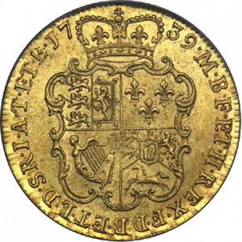 Guinea Reverse Image minted in UNITED KINGDOM in 1739 (1727-60 - George II)  - The Coin Database