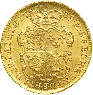 Guinea Reverse Image minted in UNITED KINGDOM in 1739 (1727-60 - George II)  - The Coin Database