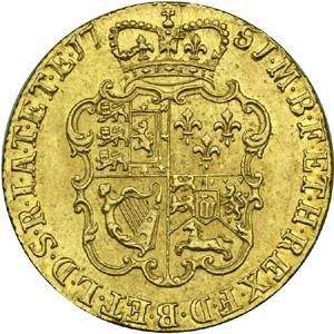 Guinea Reverse Image minted in UNITED KINGDOM in 1751 (1727-60 - George II)  - The Coin Database