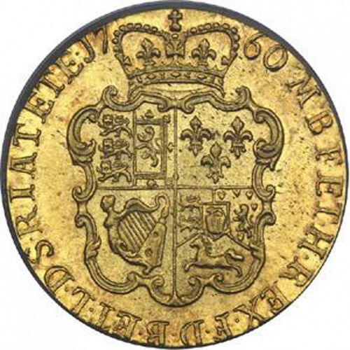 Guinea Reverse Image minted in UNITED KINGDOM in 1760 (1727-60 - George II)  - The Coin Database